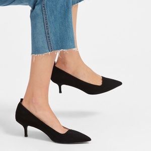 Everlane Editor Suede Heels